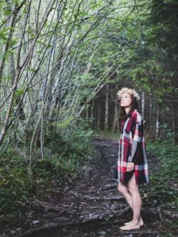 Portrait Femme foret