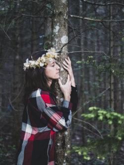 Portrait Femme foret