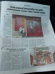 Article Essor Savoyard Portrait commerçant.e Annecy Cécile Rolland